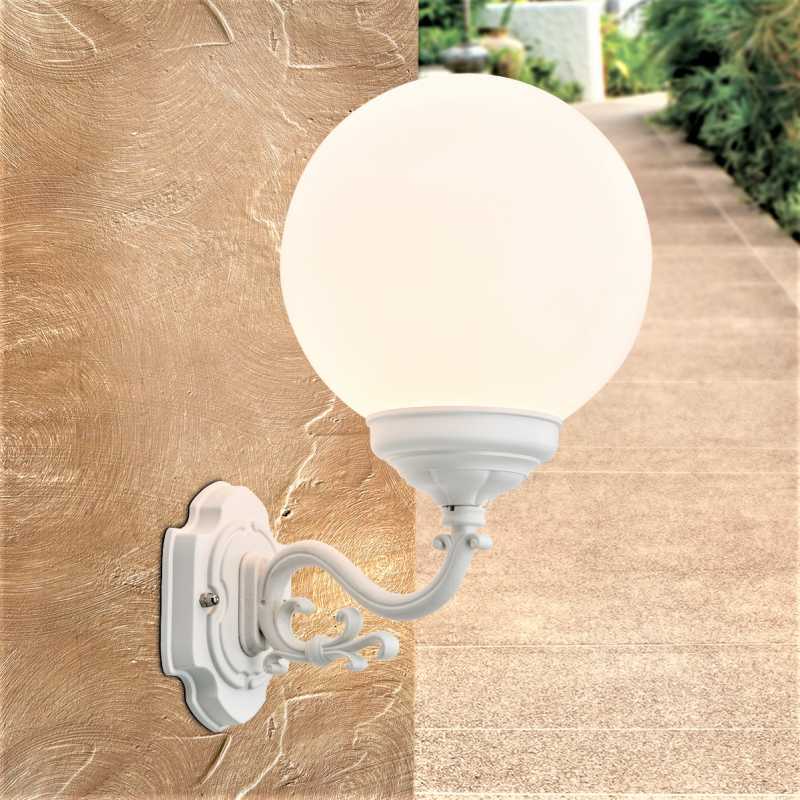 Außenwandleuchte weiß