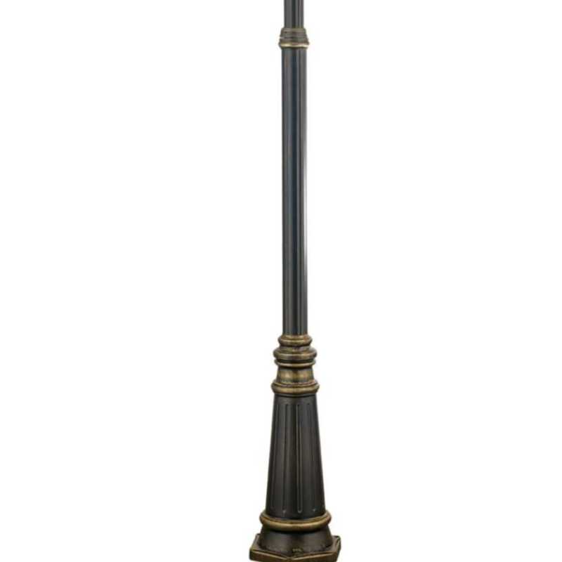 Garten-Kandelaber schwarz-gold