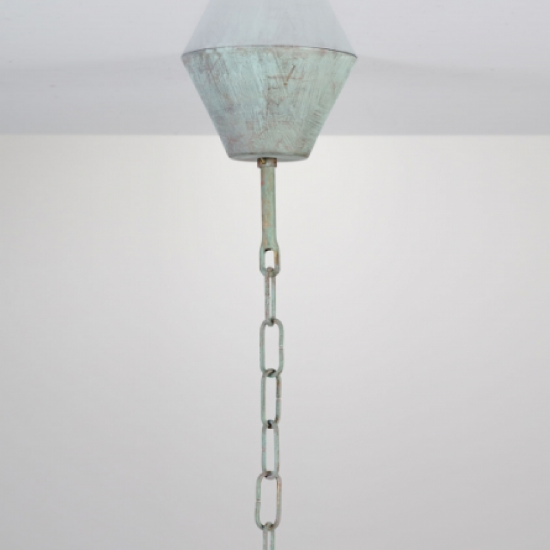 Laterne mit Patina 42cm