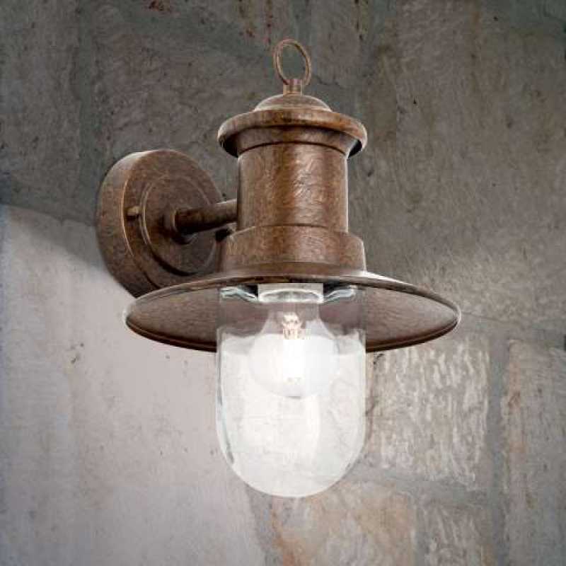 rustikale Außenwandleuchte Vintage