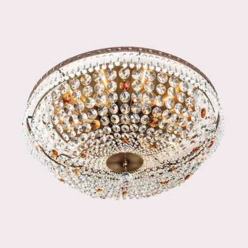 Kristall-Deckenleuchte antik