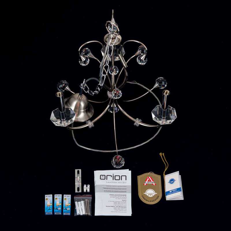 moderner Kronleuchter 3-flammig