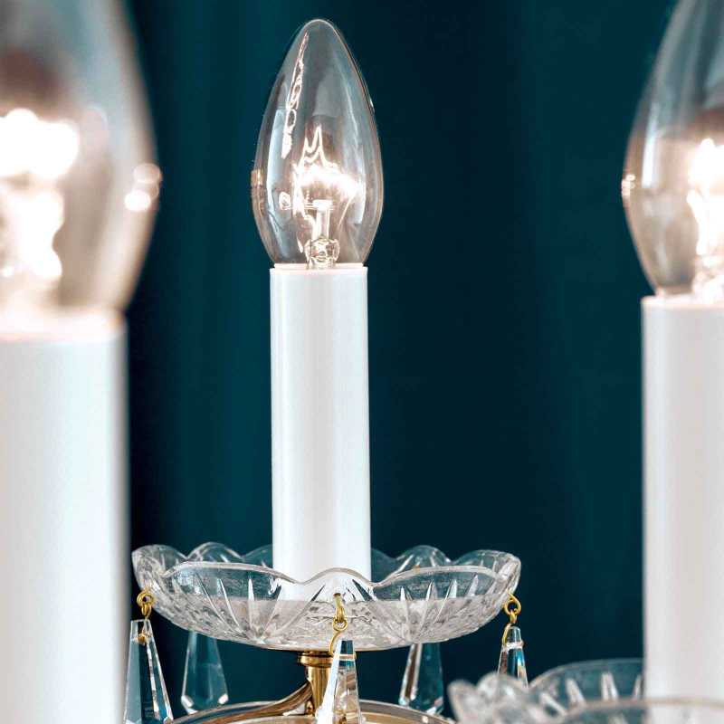 Kristall-Kronleuchter 8-flammig