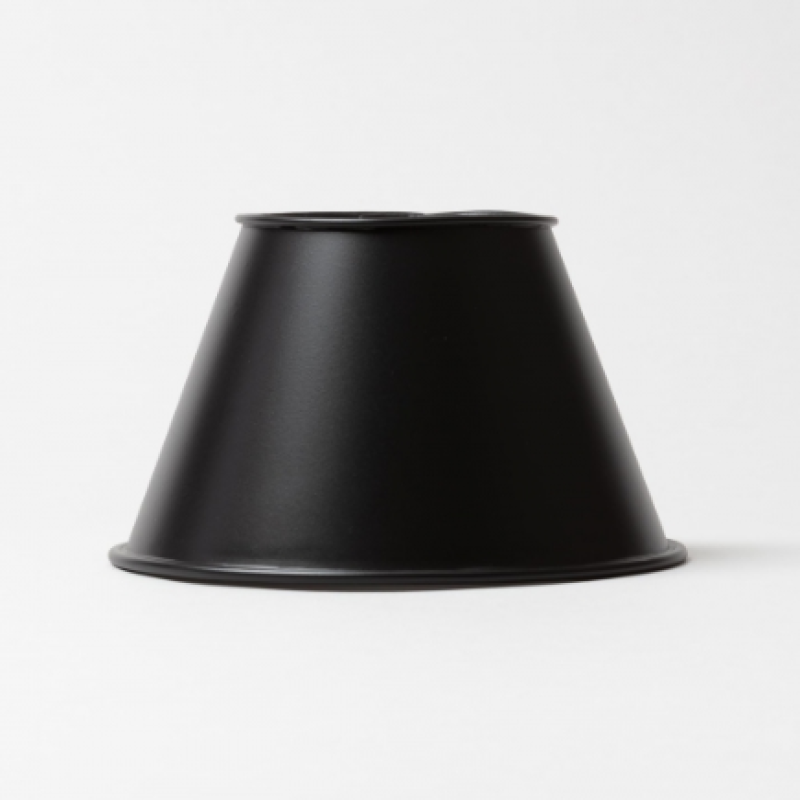 Schwarze Wandleuchte eckig