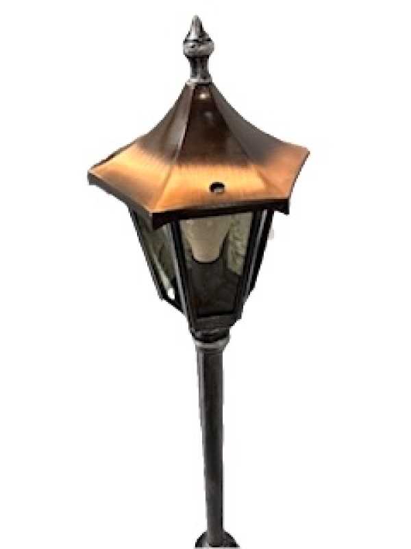 rustikale Wegeleuchte 116cm