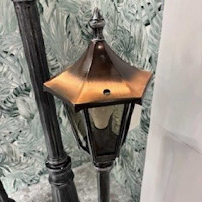 rustikale Wegeleuchte 116cm