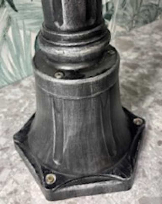 Antike Aussenleuchte 3-flammig