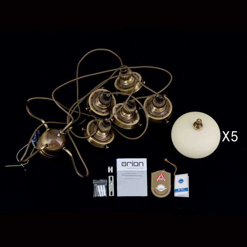 antiker Messing- Kronleuchter