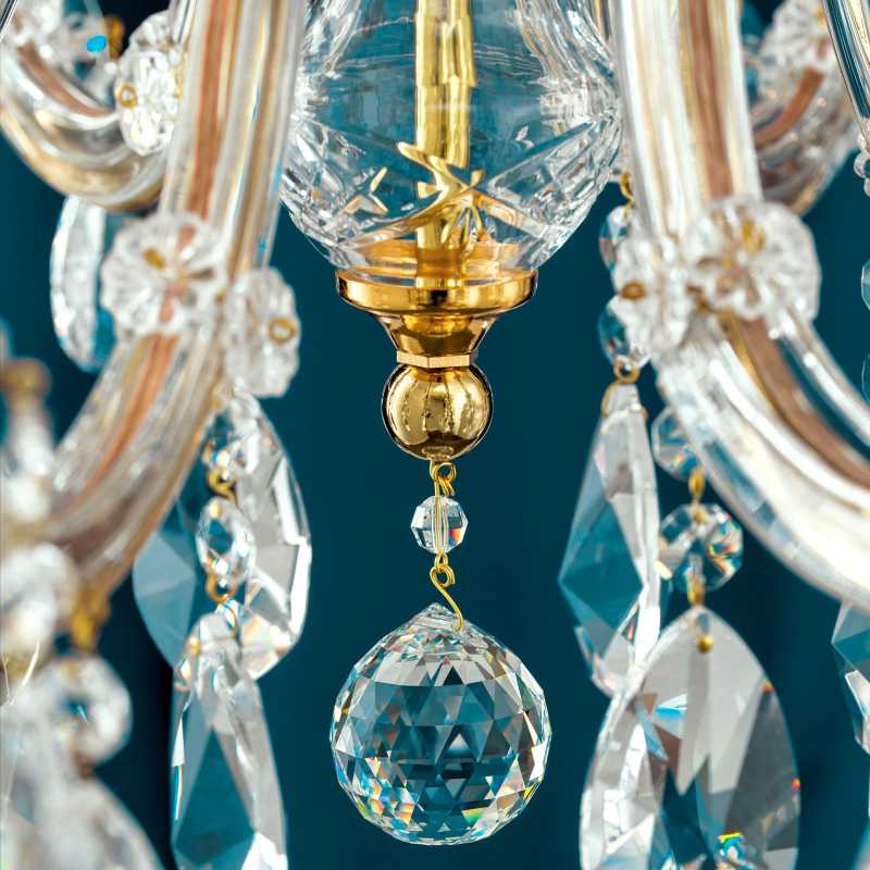 Kristall-Kronleuchter 8-flammig