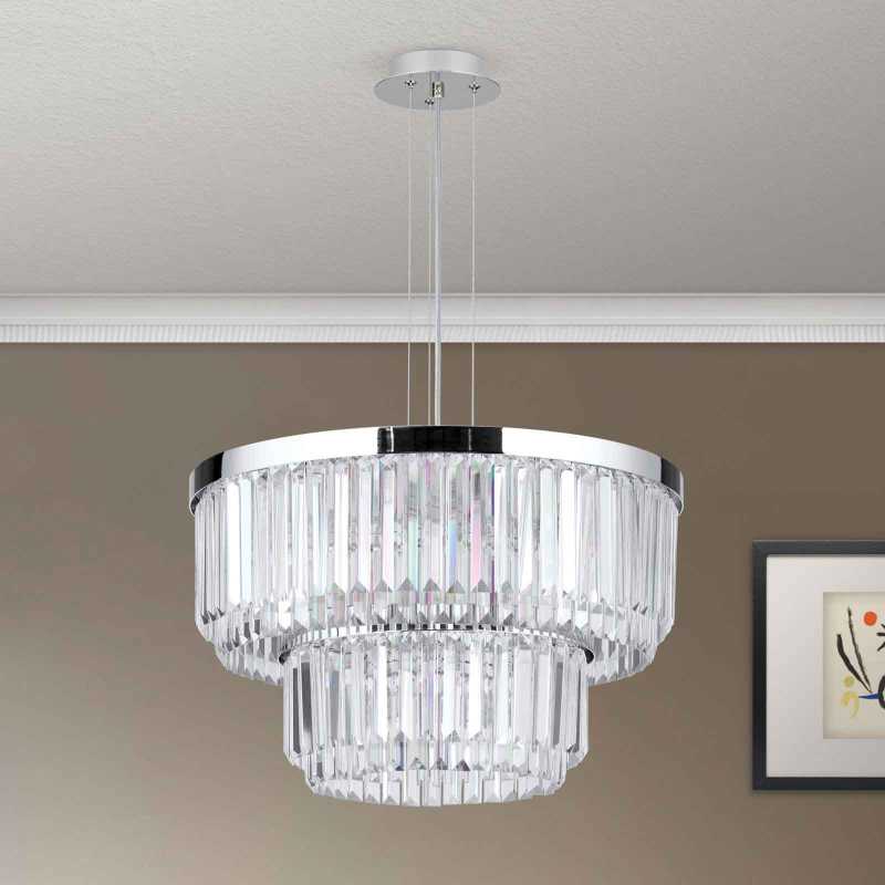 moderner Kristall-Kronleuchter
