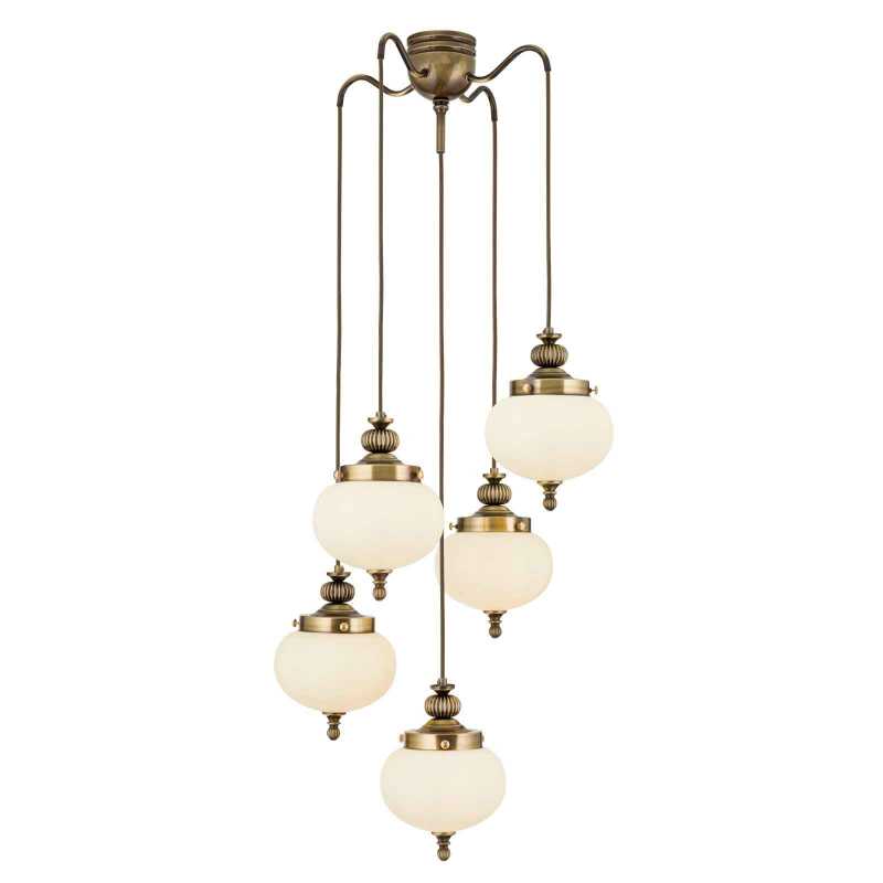 antiker Messing- Kronleuchter