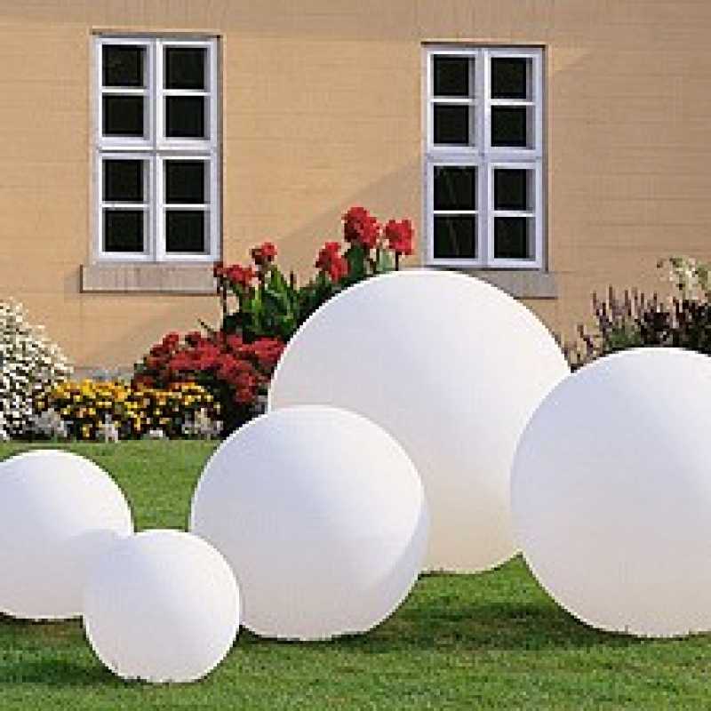 Weiße Kugelleuchte 50cm