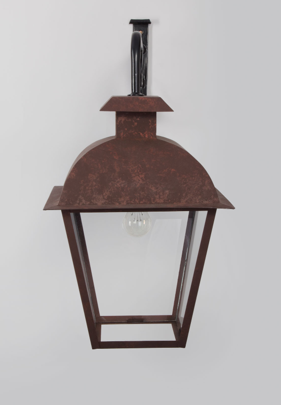 Aussenlampe Landhausstil rostfarben