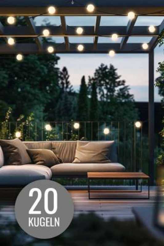 Lichterkette Wintergarten