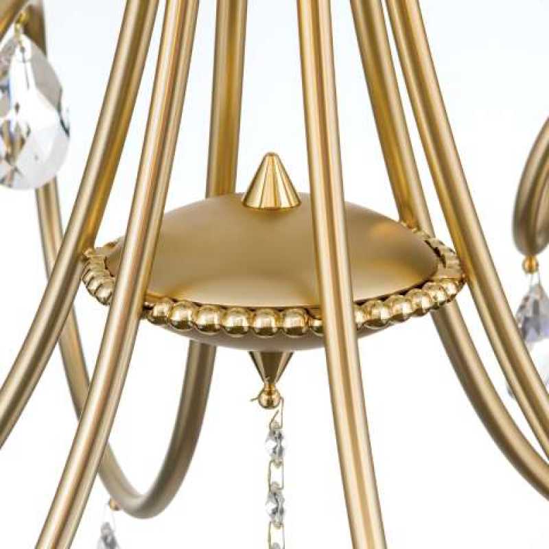 Kronleuchter gold 6-flammig