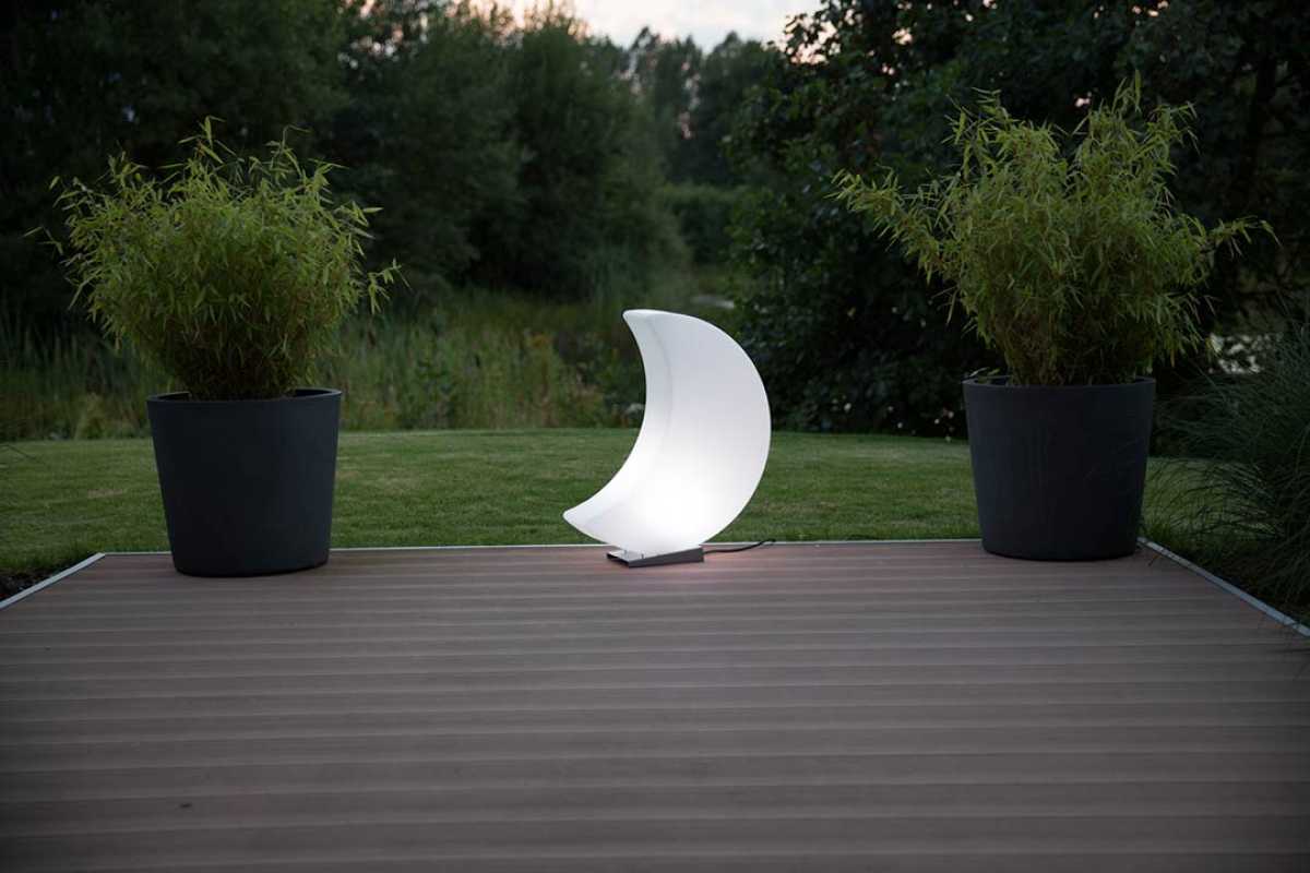 Solarleuchte Mond 60cm