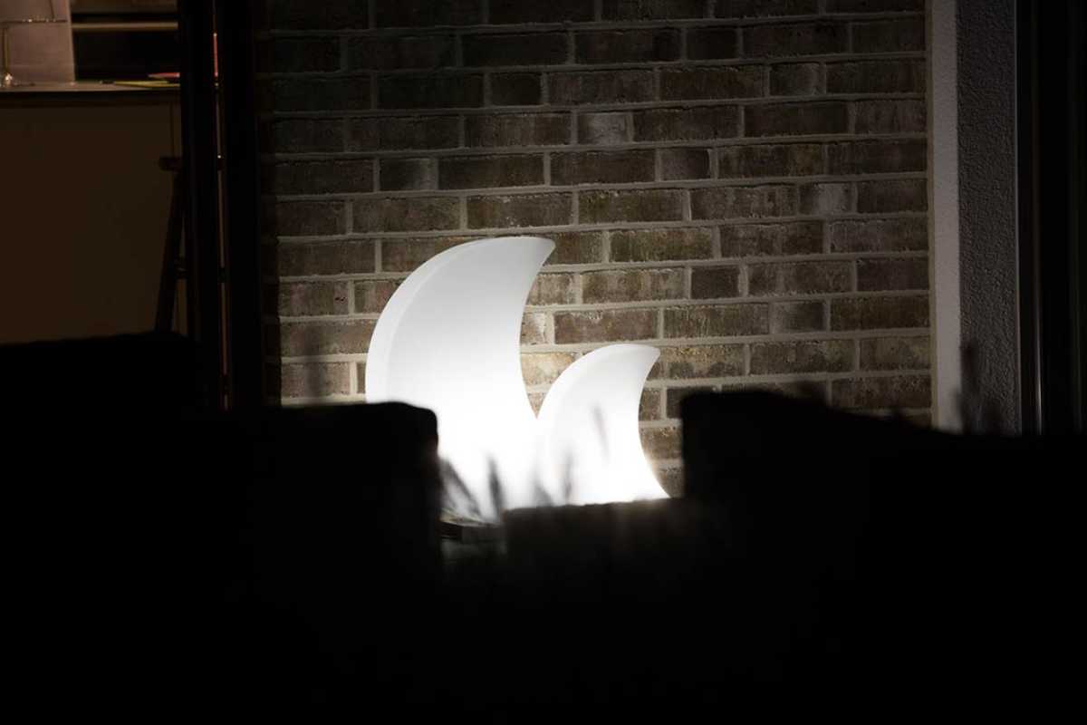 Solarleuchte Mond 60cm