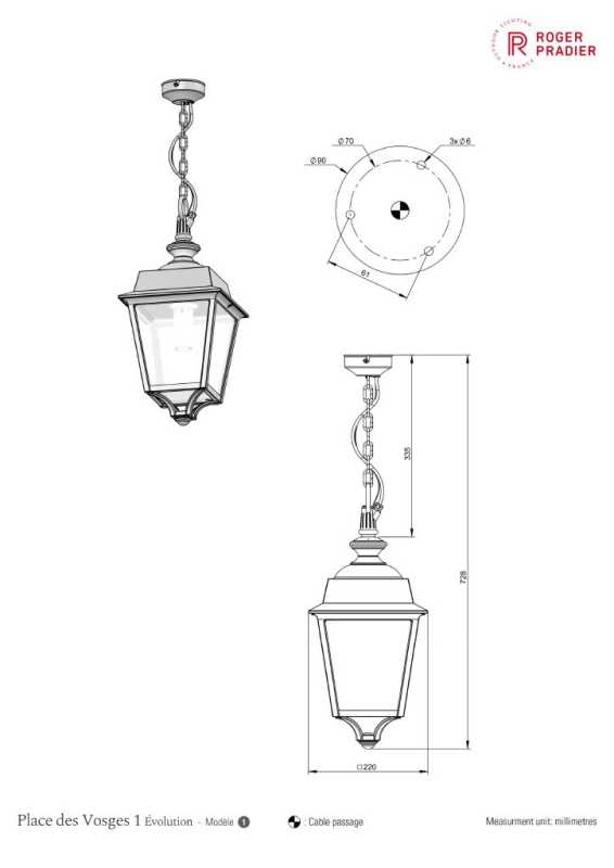 Designer Pendelleuchte für Aussen