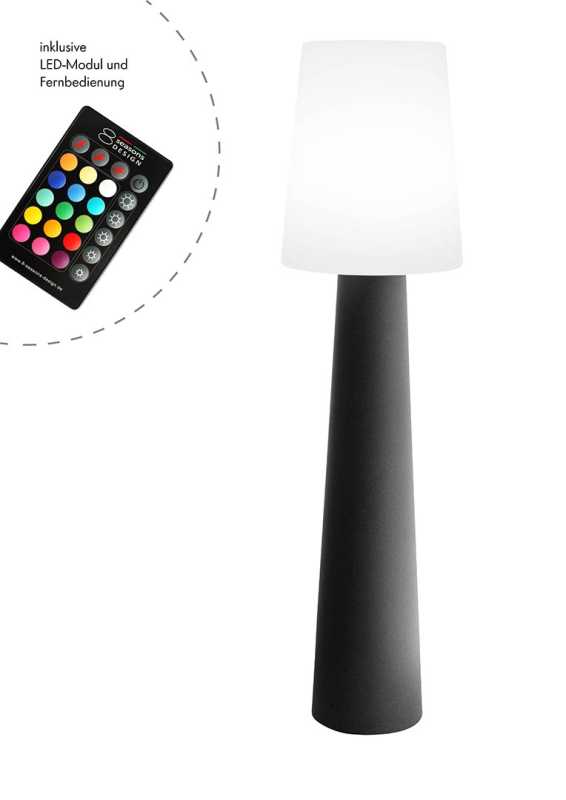 RGB-Aussenleuchte grau