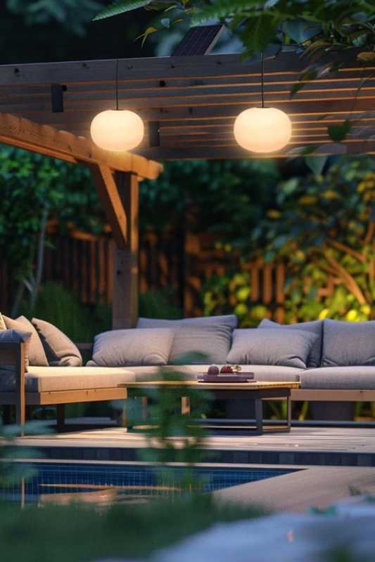 Restaurant Baumbeleuchtung