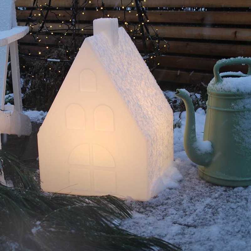 Solar Weihnachtsbeleuchtung Haus