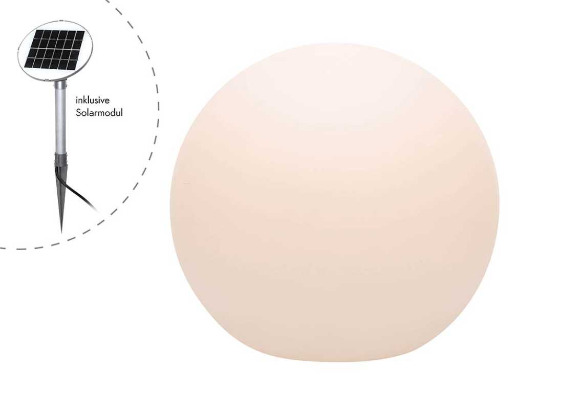 Solarkugel-Aussenleuchten 3er-Set