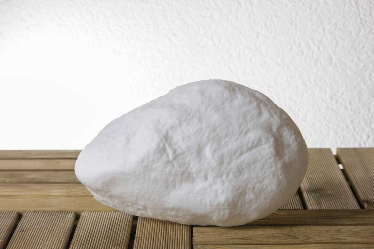 Weiße Bodenleuchte 40cm