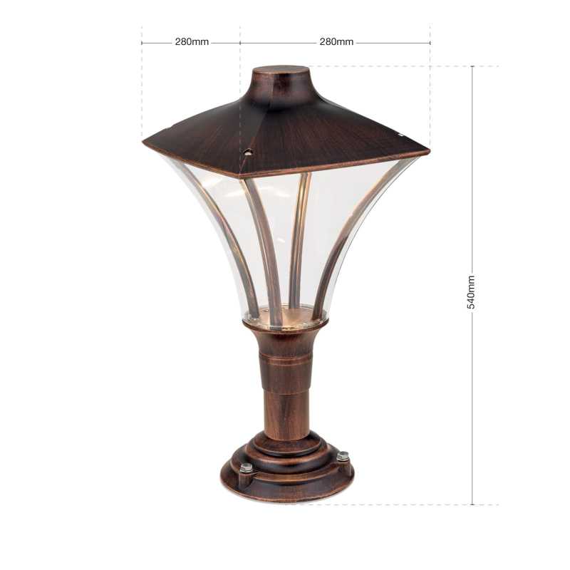 klassische Außenleuchte LED