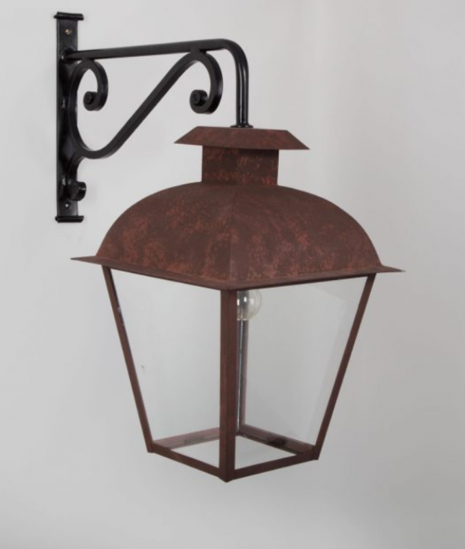 Aussenlampe Landhausstil rostfarben