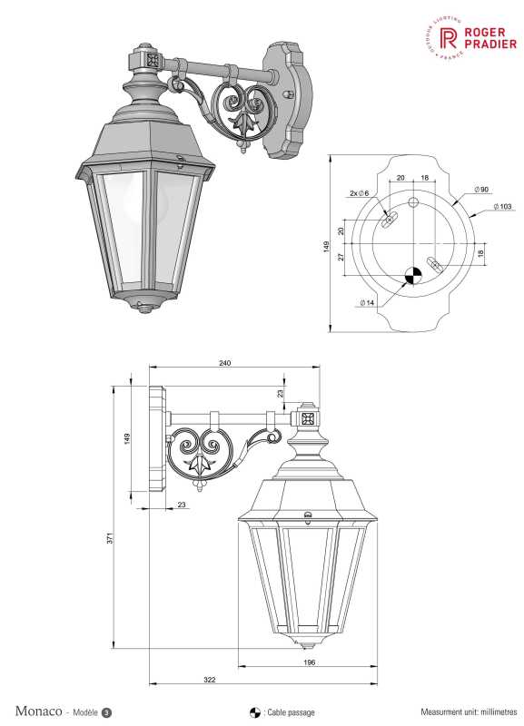 kleine Außenwandlampe 37cm