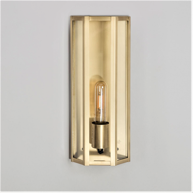 Wand Aussenleuchte Messing