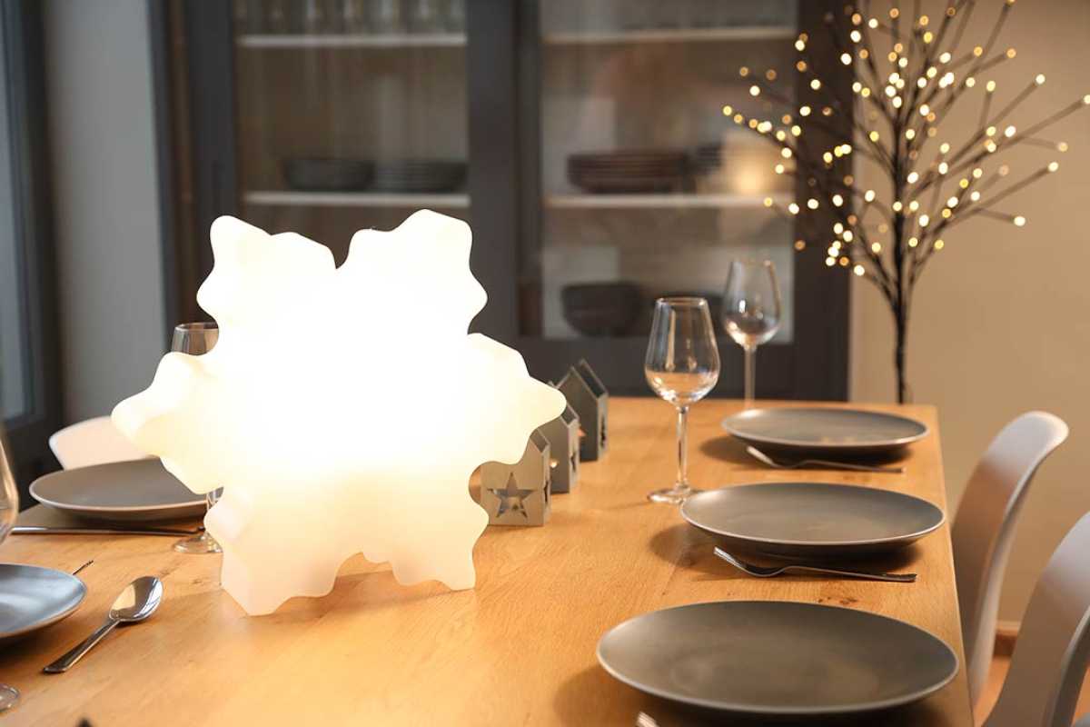 Aussenleuchten Schneeflocke