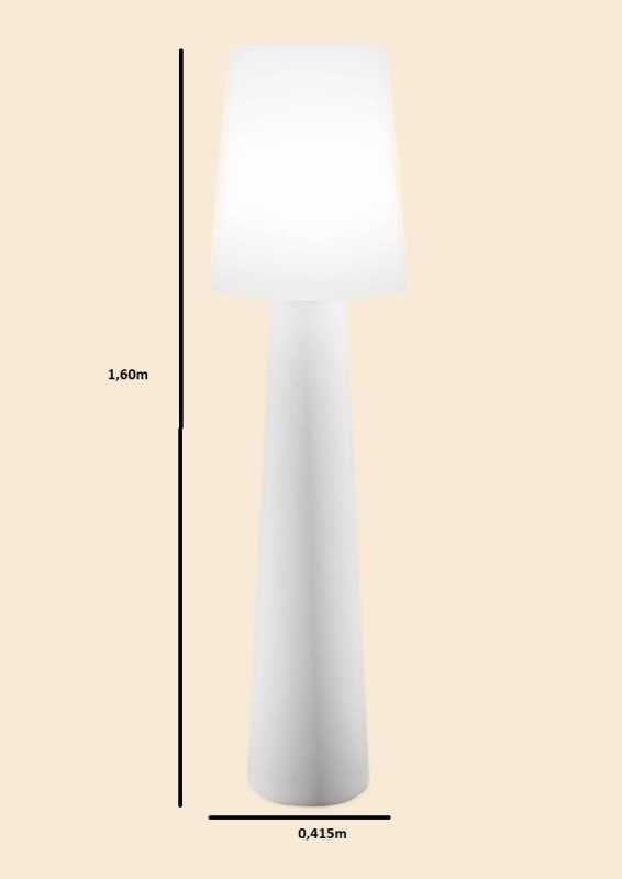 RGB-Aussenleuchte rosa