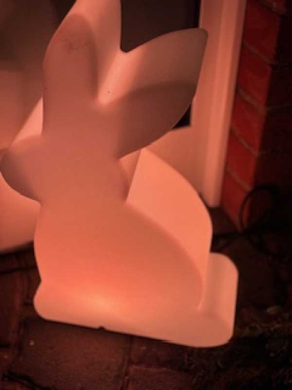 Aussenleuchte Osterhase