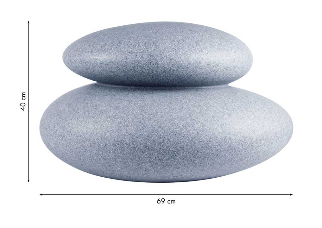 große Deko-Steinleuchte