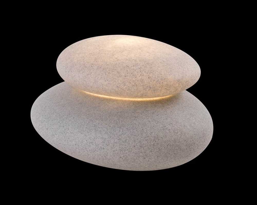 große Deko-Steinleuchte