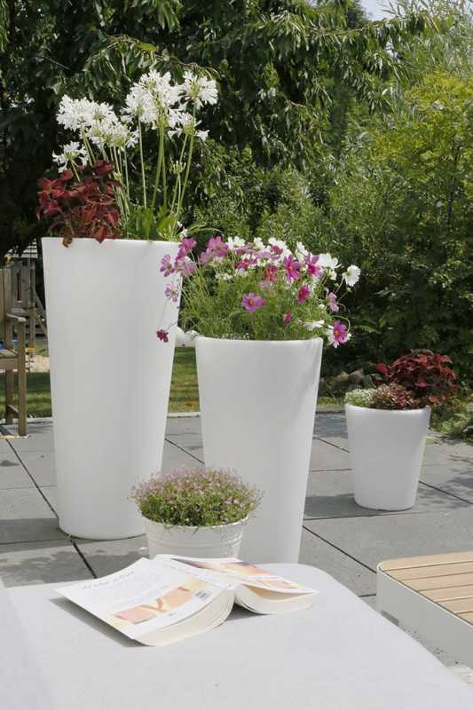 Aussenbeleuchtung LED-Blumentopf