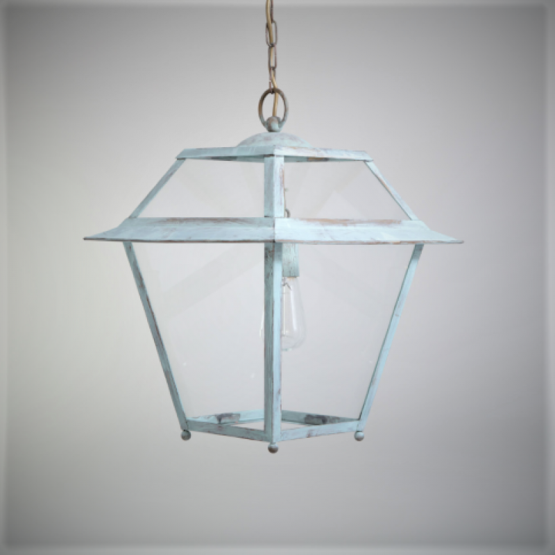 Laterne mit Patina 42cm