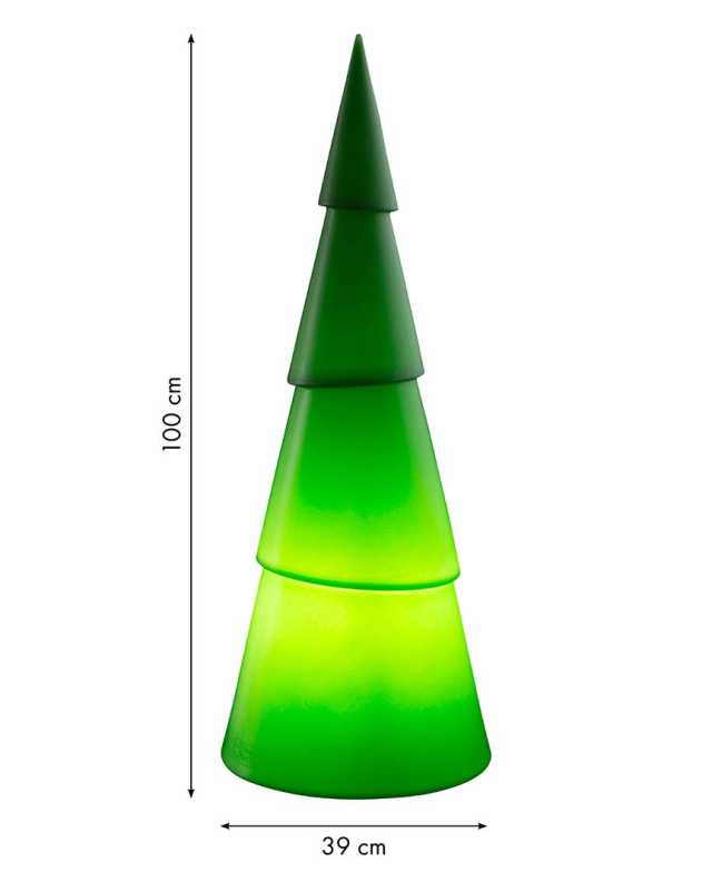 grüne Aussenleuchte Weihnachten