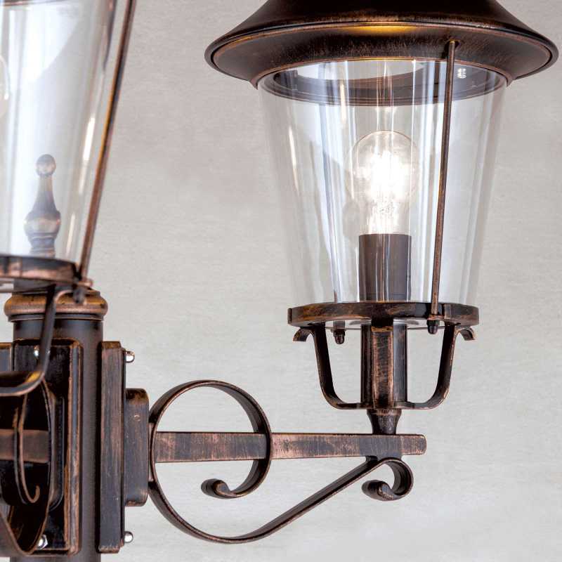 Aussenleuchte Laterne 3-flammig