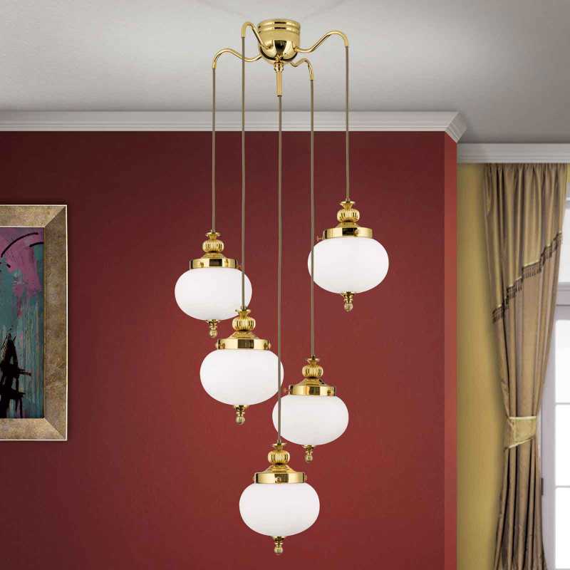 klassischer Messing- Kronleuchter