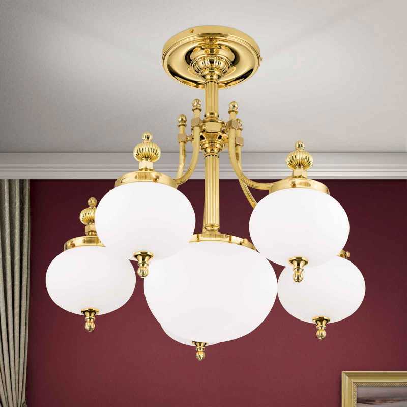 klassischer Kronleuchter 6-flammig