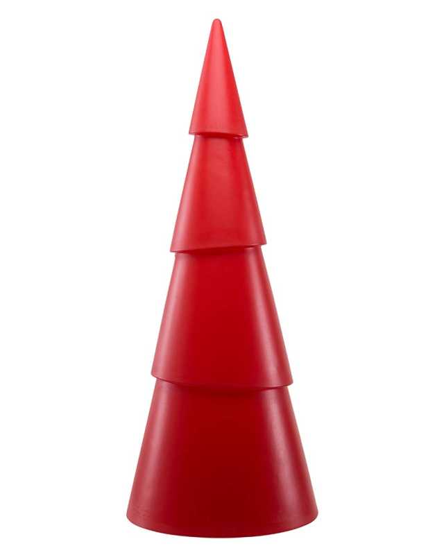 rote Aussenleuchte Design-Baum 75cm