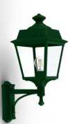 grüne Außenwandlampe klassisch